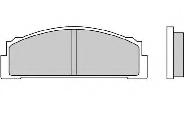 FIAT 4157922 Комплект гальмівних колодок, дискове гальмо