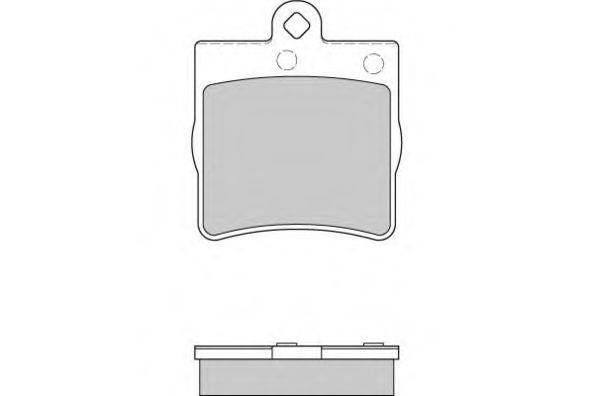 AP LP1403 Комплект гальмівних колодок, дискове гальмо
