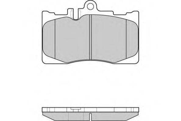E.T.F. 23812 Комплект гальмівних колодок, дискове гальмо