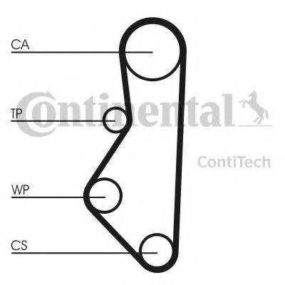 CONTITECH CT585K1 Комплект ременя ГРМ