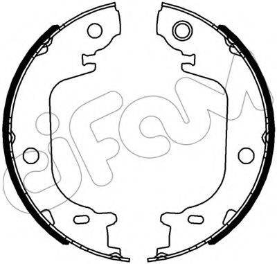 CIFAM 153644 Комплект гальмівних колодок, стоянкова гальмівна система