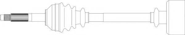 GENERAL RICAMBI FI3272 Приводний вал