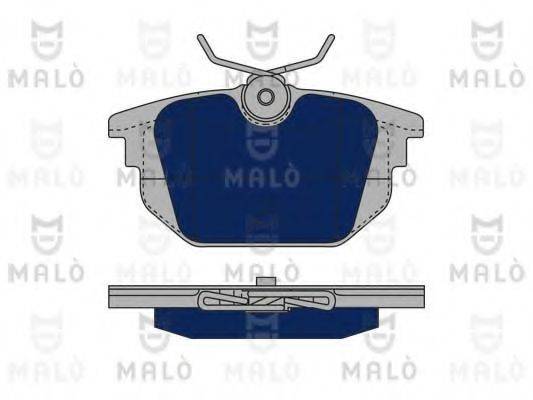 MALO 1050047 Комплект гальмівних колодок, дискове гальмо