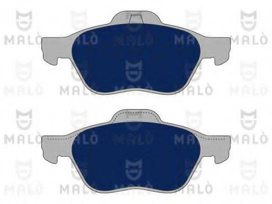 MALO 1050173 Комплект гальмівних колодок, дискове гальмо