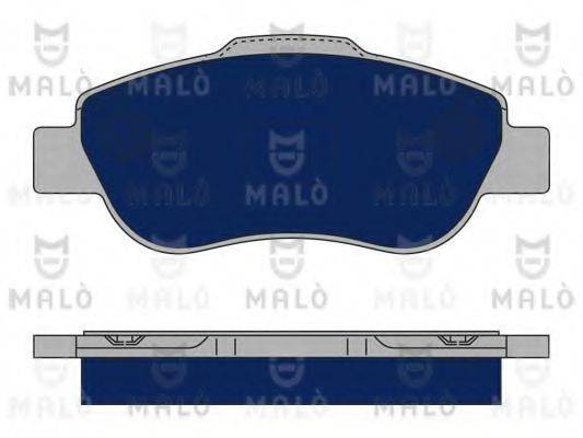 MALO 1050215 Комплект гальмівних колодок, дискове гальмо