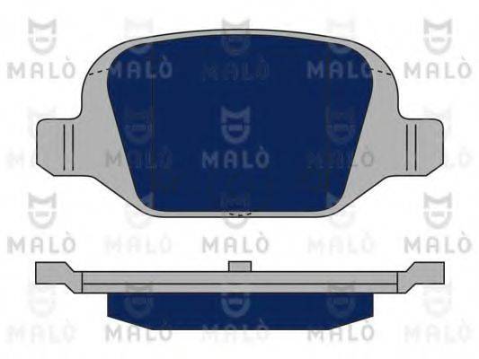 MALO 1050248 Комплект гальмівних колодок, дискове гальмо