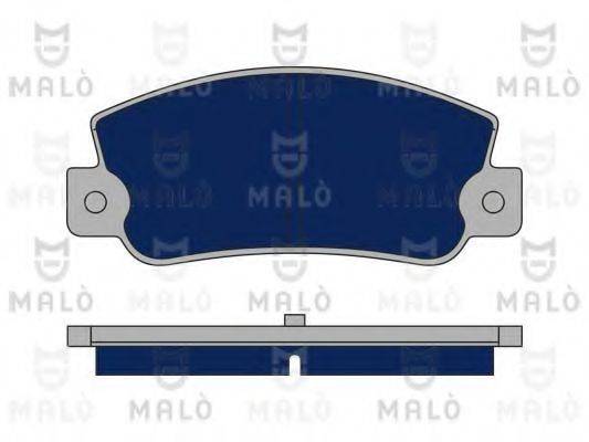 MALO 1050270 Комплект гальмівних колодок, дискове гальмо