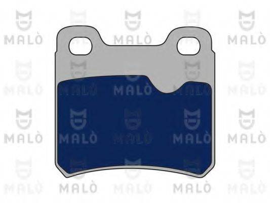 MALO 1050637 Комплект гальмівних колодок, дискове гальмо