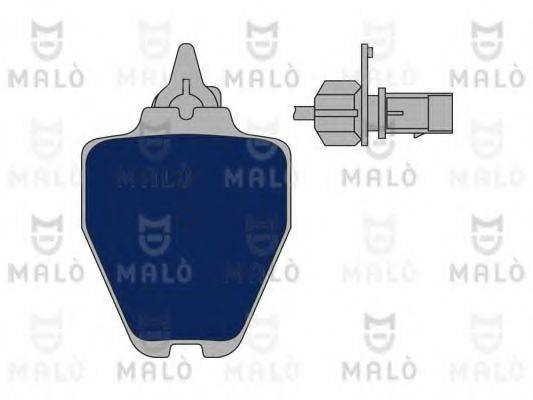 MALO 1050785 Комплект гальмівних колодок, дискове гальмо