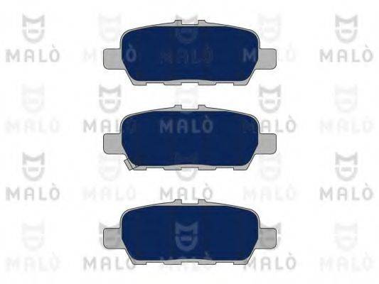 MALO 1051056 Комплект гальмівних колодок, дискове гальмо