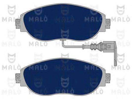 MALO 1051091 Комплект гальмівних колодок, дискове гальмо