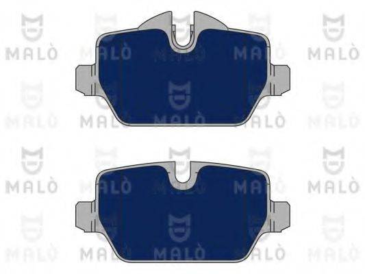 MALO 1051118 Комплект гальмівних колодок, дискове гальмо