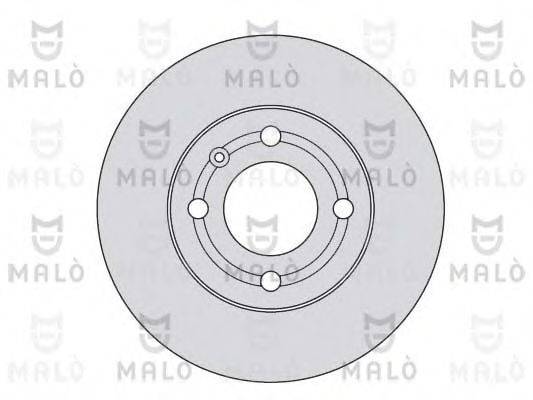 MALO 1110158 гальмівний диск