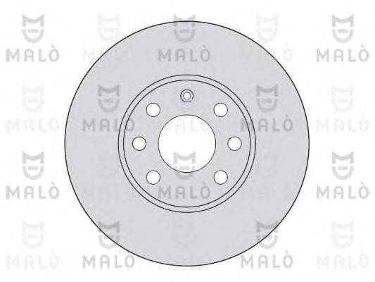 MALO 1110176 гальмівний диск