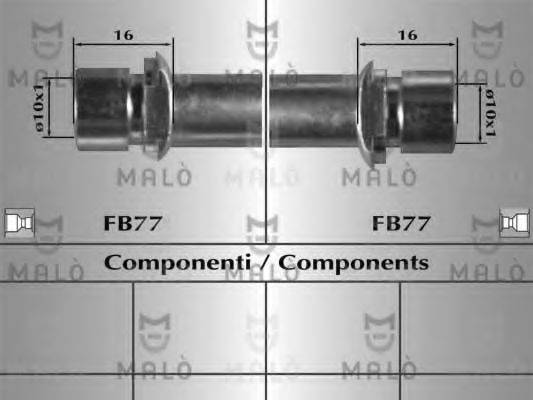 MALO 80882 Гальмівний шланг