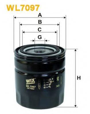 WIX FILTERS WL7097 Масляний фільтр