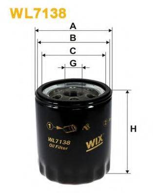 WIX FILTERS WL7138 Масляний фільтр