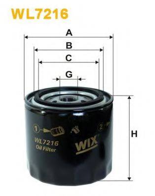 WIX FILTERS WL7216 Масляний фільтр