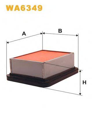 WIX FILTERS WA6349 Повітряний фільтр