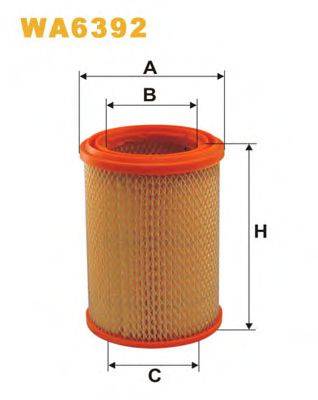 WIX FILTERS WA6392 Повітряний фільтр