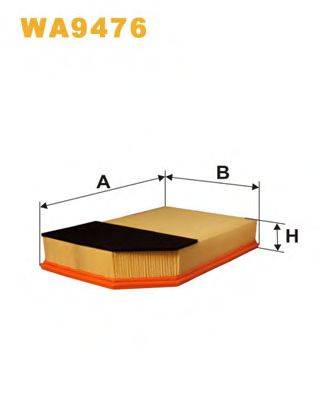 WIX FILTERS WA9476 Повітряний фільтр