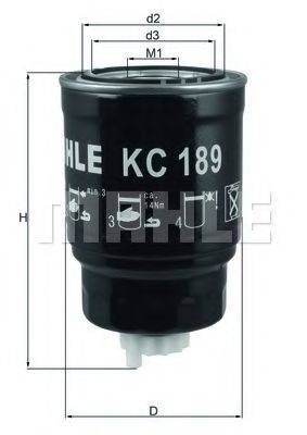 KNECHT KC189 Паливний фільтр