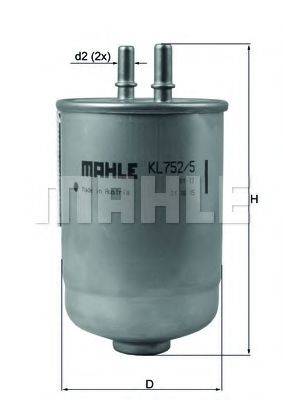 RENAULT 164008816R Паливний фільтр