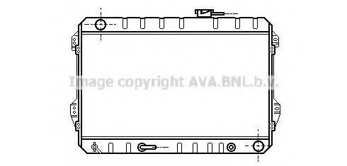 PRASCO TO2102 Радіатор, охолодження двигуна