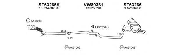 VENEPORTE 630161 Система випуску ОГ