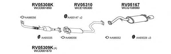 VENEPORTE 730010 Система випуску ОГ