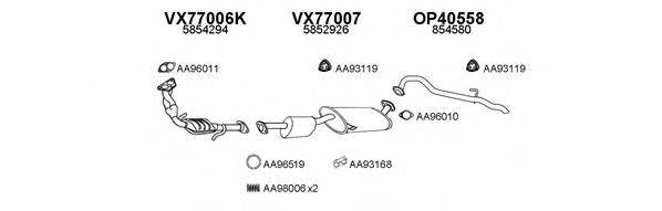 VENEPORTE 770049 Система випуску ОГ