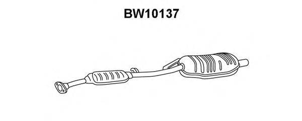 BMW 18101743263 Глушник вихлопних газів кінцевий