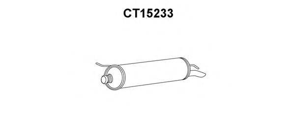 VENEPORTE CT15233 Глушник вихлопних газів кінцевий