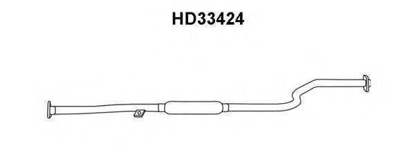VENEPORTE HD33424 Передглушувач вихлопних газів