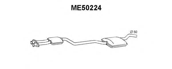 MERCEDES-BENZ 1234906815 Передглушувач вихлопних газів