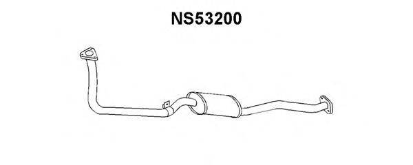 NISSAN B001024G00 Передглушувач вихлопних газів