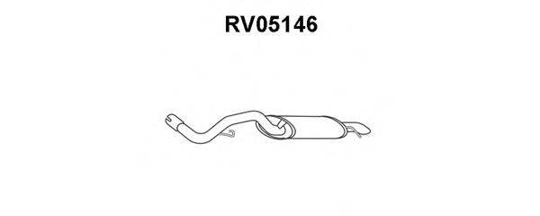 VENEPORTE RV05146 Глушник вихлопних газів кінцевий