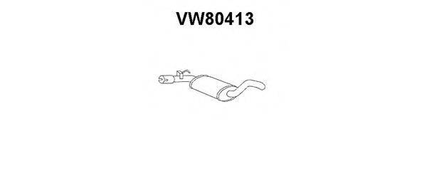 VENEPORTE VW80413 Передглушувач вихлопних газів