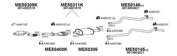 VENEPORTE 500268 Система випуску ОГ