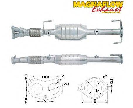 MAGNAFLOW 88026 Каталізатор