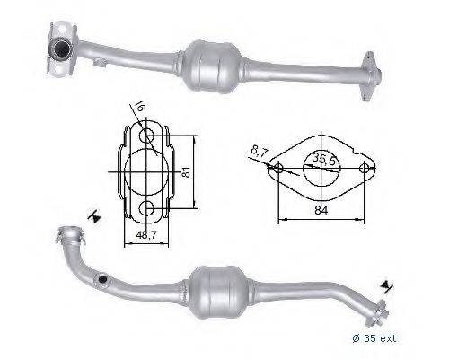 MAGNAFLOW 68015 Каталізатор