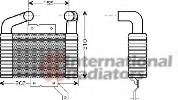 VAN WEZEL 27004189 Інтеркулер