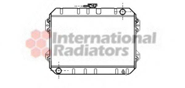 VAN WEZEL 53002101 Радіатор, охолодження двигуна