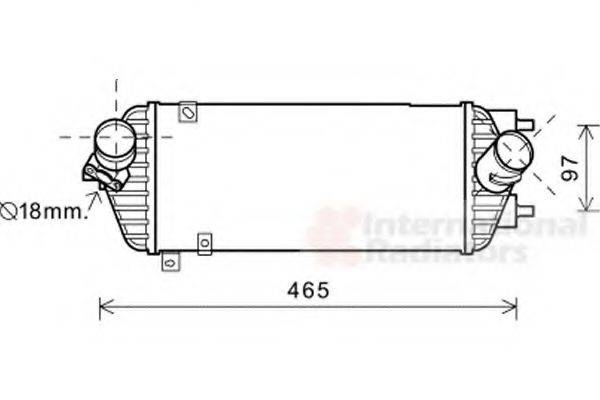 VAN WEZEL 82004293 Інтеркулер