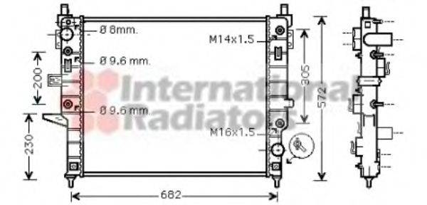 MERCEDES-BENZ A1635002204 Радіатор, охолодження двигуна