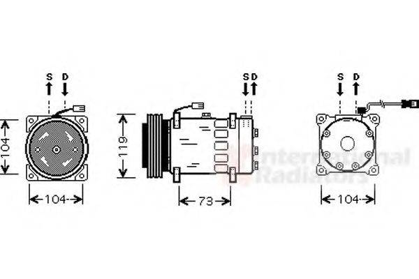 VAN WEZEL 0900K180