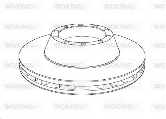 WOKING 1013.20 гальмівний диск