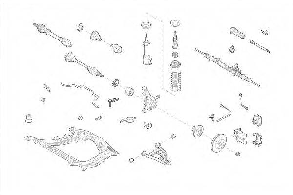 MONROE MO11482VA Підвіска колеса