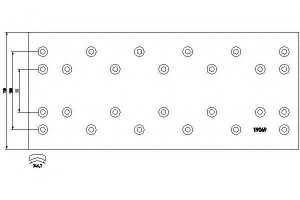 DON SA10111S7113 Комплект гальмівних черевиків, барабанні гальма