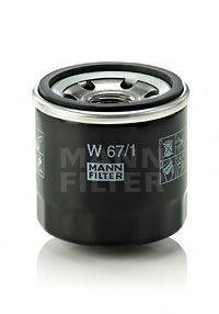 MANN-FILTER W671 Масляний фільтр